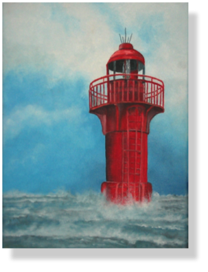 Leuchtturm Pagensand (108)
40 x 30 cm, 2016